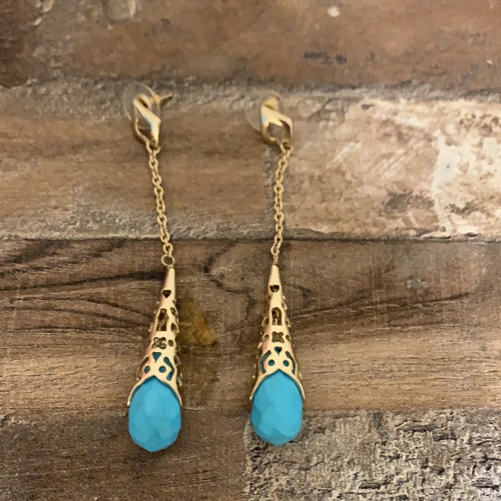 Kendra Scott turquoise drop earrings